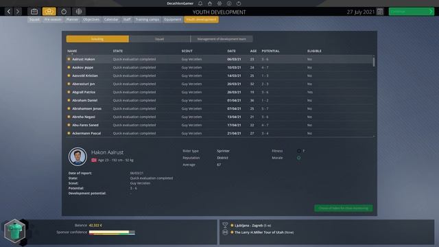 Pro Cycling Manager 2021 - Scouting Accuracy Tutorial смотреть онлайн