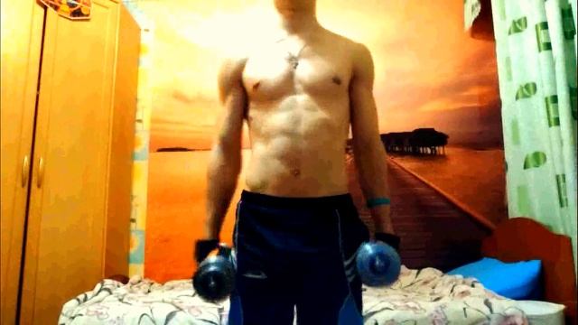 Тренировка рук / workout of hand with Bodrey. 16 лет/years. смотреть онлайн