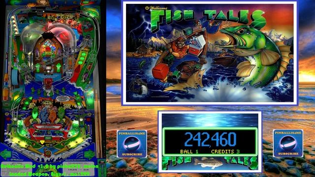 4K Every Fish Tales Vpx Table Visual Pinball Gameplay (3 Screen Setup) смотреть онлайн