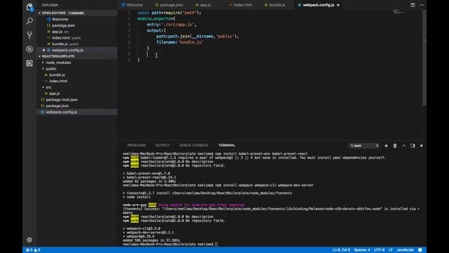 React Boiler plate in 10 mins from scratch - Basic React project setup using Webpack and Babel смотреть онлайн