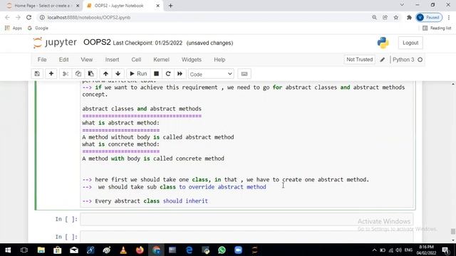 Abstract Classes and Abstract Methods in Python смотреть онлайн
