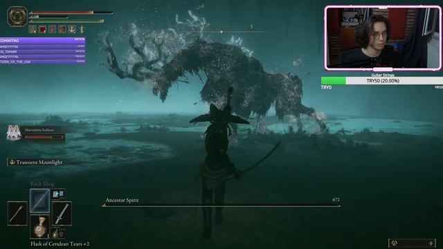 Radahn fight but I'm even worse than his tiny horse - Elden Ring Part 12 смотреть онлайн