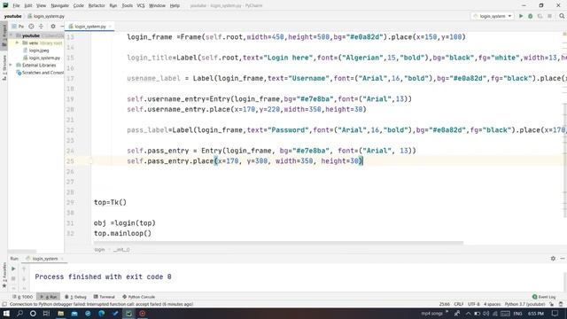 how to create login form in #python | with source code | #tkinter | Love Programming смотреть онлайн