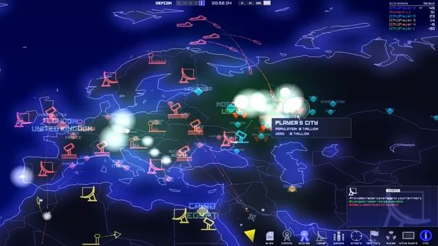 Defcon Gameplay: Playing as Europe смотреть онлайн