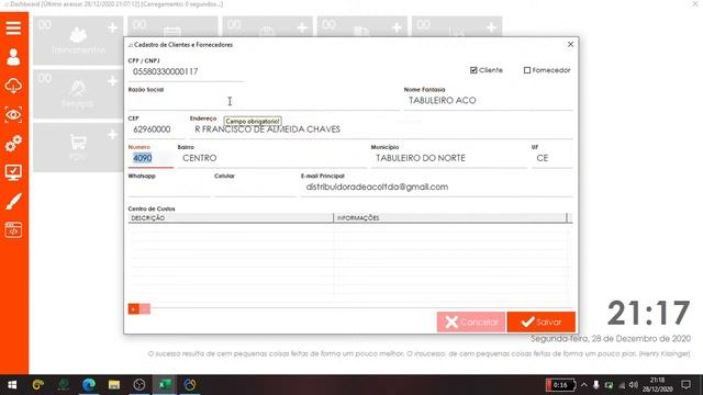 Projeto em VBA e MySql смотреть онлайн
