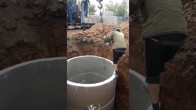 Установка канализационных колец смотреть онлайн
