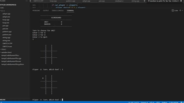 TICK TACK TOE GAME IN PYTHON#python #pythonprojects #pythonforbeginners #python3 #pythonprogramming смотреть онлайн