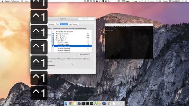 Bug with Mission Control "Move left/right a space" shortcuts not working смотреть онлайн