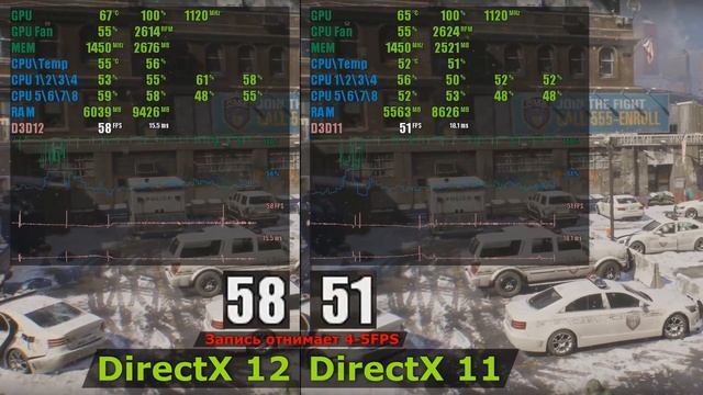 DirectX 11 Vs DirectX 12 - сравнение производительности. (R9 290 и RX 470)