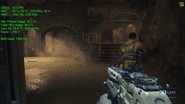 CoD: Black Ops 3 Gameplay - GTX 750 Ti 2GB - i7 920 - 1080p60 смотреть онлайн