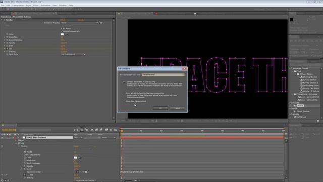 After Effects Tutorial - Automating outline effects смотреть онлайн