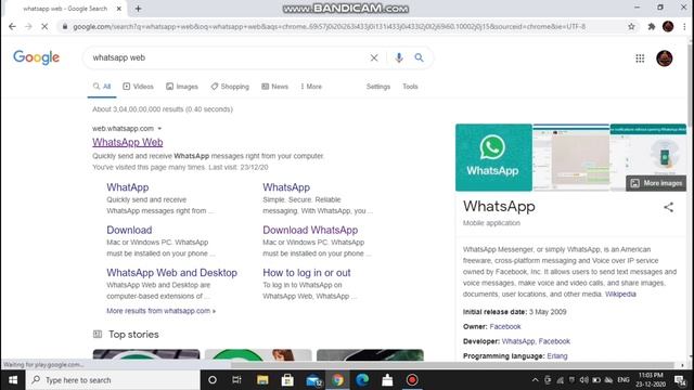 How to launch WhatsApp in your pc without Downloading it смотреть онлайн