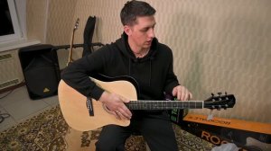 Реально ХОРОШАЯ ГИТАРА до 10 000 рублей! Обзор лучшей недорогой акустической гитары Martin Romas 44