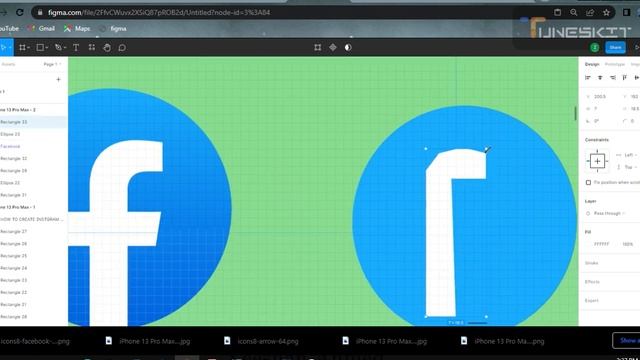 How To Make/Create Facebook Logo in Figma смотреть онлайн