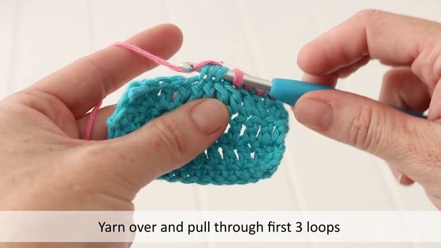 How to crochet the "Invisible decrease 3 stitches at once" (sc3tog) смотреть онлайн