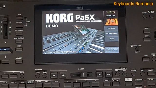 Korg Pa5x Official Demo