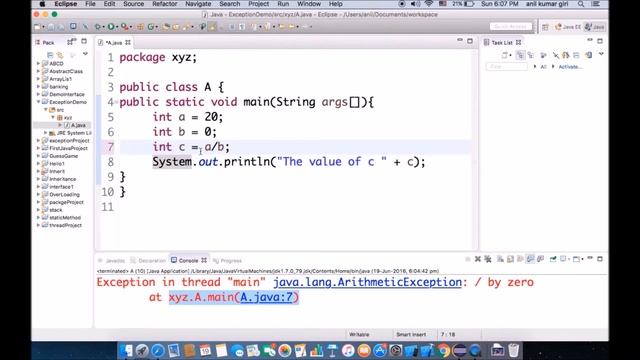 Exception Handling part 1 - Introduction смотреть онлайн