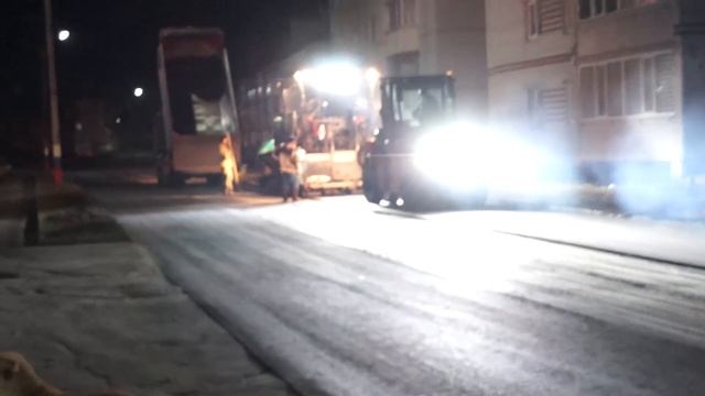 Ремонт дороги в поселке Явас смотреть онлайн