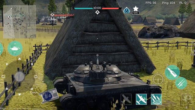 NEW! T92 gameplay - War Thunder Mobile смотреть онлайн