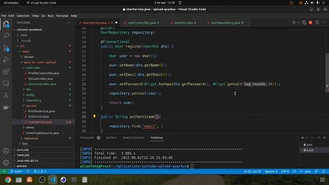 Como implentar jsonwebtoken java quarkus смотреть онлайн