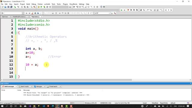 Operators : Binary Operators | Lecture 10 | NativeCode IT Solution | Tayyab Husain | C programming смотреть онлайн