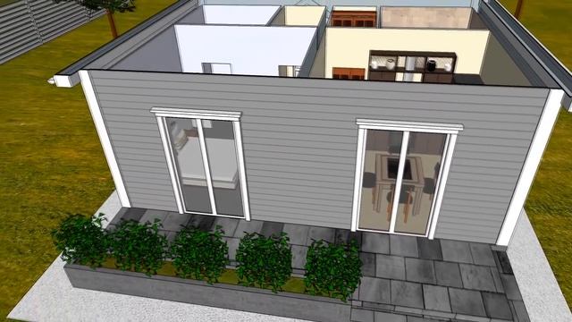 С чего начать загородную жизнь | Одноэтажный дом 40 квадратов | Обзор проекта. Честная стройка. смотреть онлайн