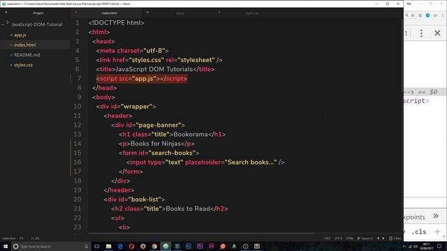 JavaScript DOM Tutorial #18 - DOMContentLoaded Event смотреть онлайн