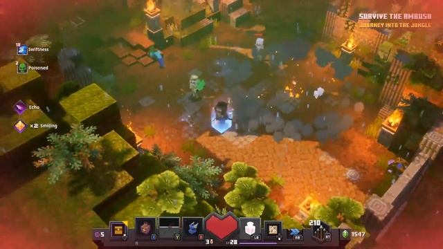 THIS DLC IS INSANE! - MINECRAFT DUNGEONS Jungle Awakens DLC! смотреть онлайн