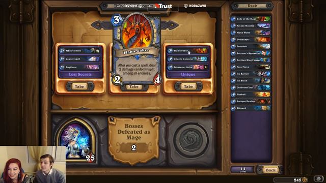 Вики и Марто изпразват подземия в Hearthstone (12.12.2017) смотреть онлайн