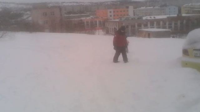 Кувыркаемся в снегу