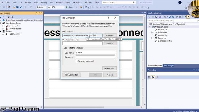 How to Create Visual Basic.Net MS Access Database Connection with Save, and Search - Part 1 of 2 смотреть онлайн