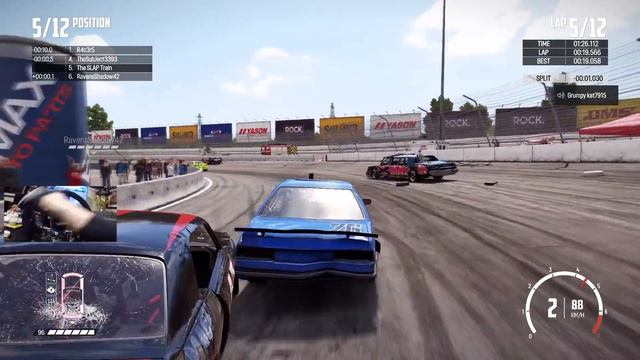 WreckFest UPDATE!! Can We Survive ONLINE On My DirectDrive Wheel?? смотреть онлайн