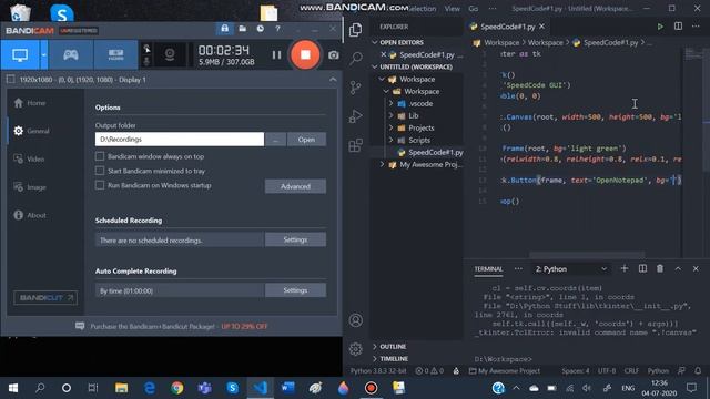 Python SpeedCode #1: GUI смотреть онлайн