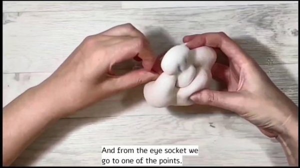 Туалетная кукла Мадам ФуФу из капроновых колготок. Шьём личико своими руками. Часть 1.