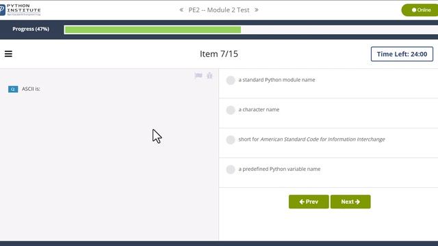 Python Essentials 2 Module 2 Test with explanation смотреть онлайн