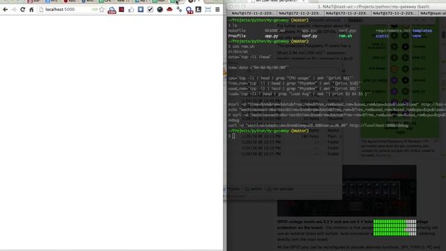 Flexible data logger (PYTHON FLASK + GDOCS CLIENT) смотреть онлайн