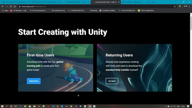 Unity3d Beginner Tutorial Part 1 - Downloading and Installing Unity смотреть онлайн