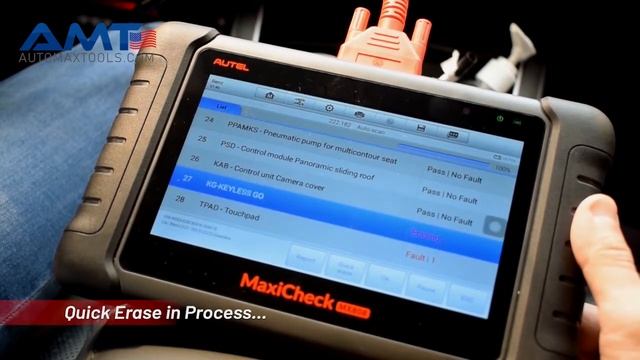 Autel MaxiCheck MX808 - Erase Fault Codes on Mercedes Benz - Automax Tools смотреть онлайн
