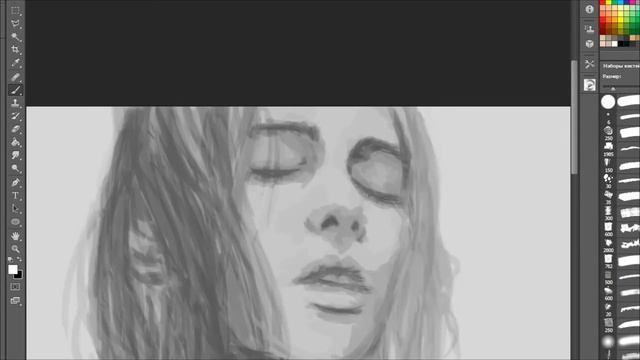 Gray Rain - Episode II ► Photoshop Painting Process ►by Andrew Maleski