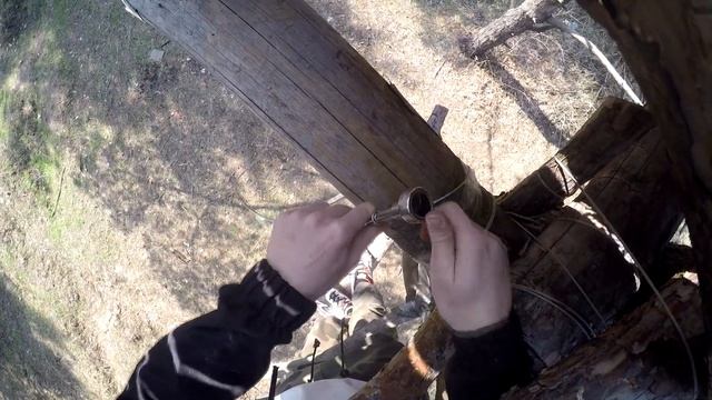 Домик На Дереве Устанавливаем Окно, Сделал Кормушку для Птиц - 10 часть смотреть онлайн