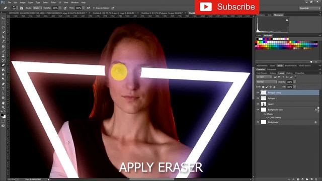 Neon Glow Effect | Blending | Photo Manipulation | Adobe Photoshop Tutorial | Sandeep Ranjan | смотреть онлайн