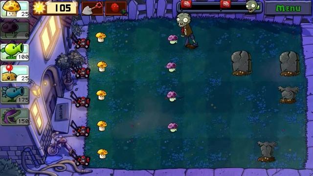 Прохождение Plants VS Zombies IOS edition #4 смотреть онлайн