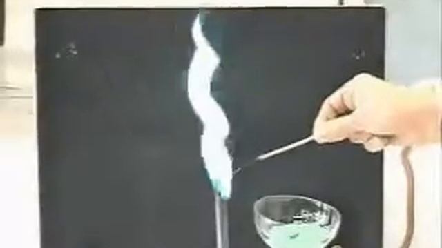 Окрашивание пламени солями меди смотреть онлайн