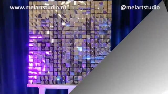 Образцы фотозоны из пайеток