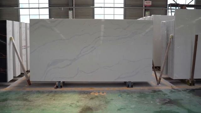 Calacatta White Quartz Slabs Wholesale for Kitchen Countertops смотреть онлайн