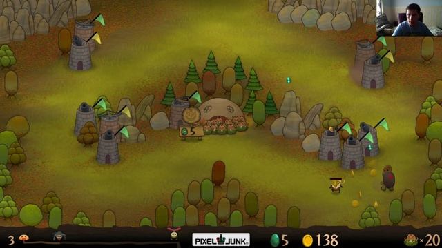 PixelJunk Monsters HD - Прохождение MEDIUM 5 и MEDIUM 6 [Tower Defense] смотреть онлайн