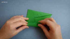 Простой мини конверт оригами за 2 минуты! Как сделать маленький квадратный оригами конверт из бумаг