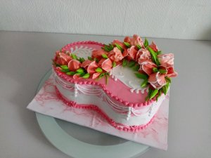 Торт на 8 Марта..