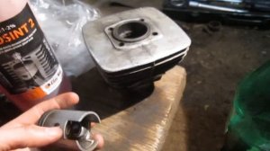 Ремонт мопеда Карпаты. Замена компрессионных колец