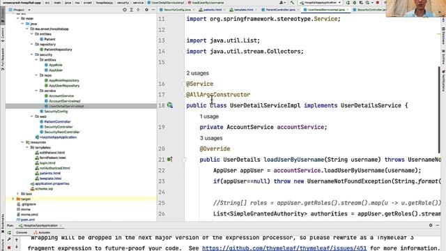 Part 4- Spring Security 6 - Authentication, Roles, Authorities смотреть онлайн